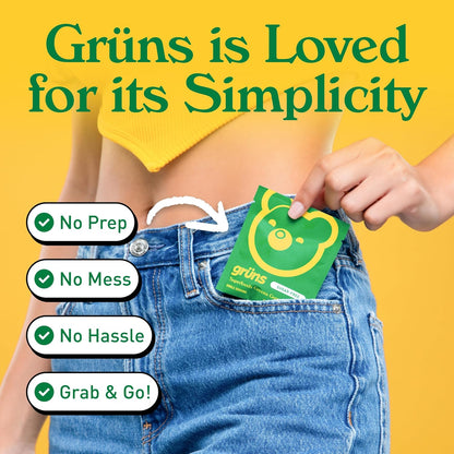 Gruns Adults Super Greens Multivitamin Gummies